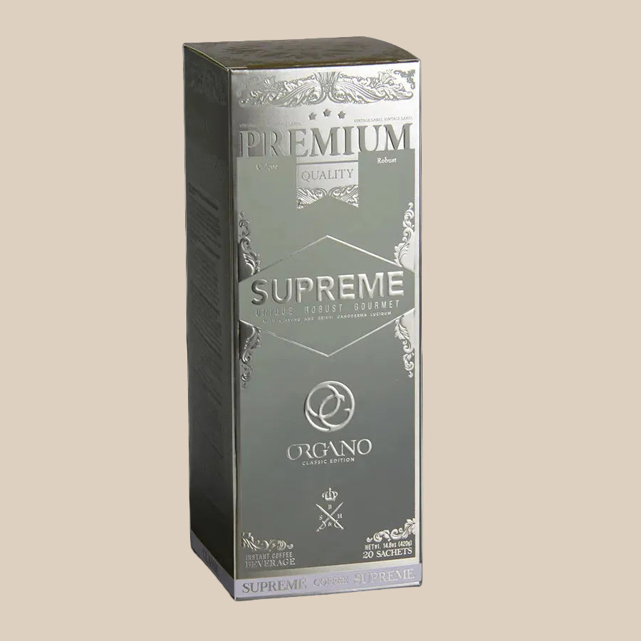 ORGANO™ Gourmet Café Supreme – Ginzeng, Ganoderma és Maca