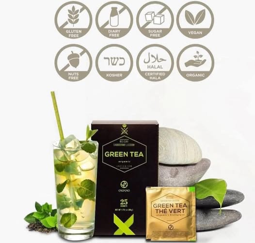 ORGANO™ Organikus Zöld Tea – Ganoderma lucidum | 25 zacskó